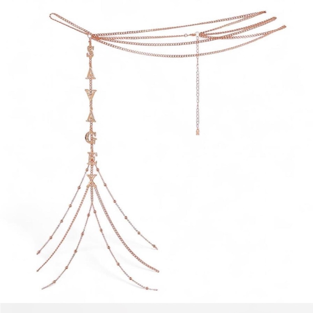 Savage X Fenty Metallic Women's Chain Belt
